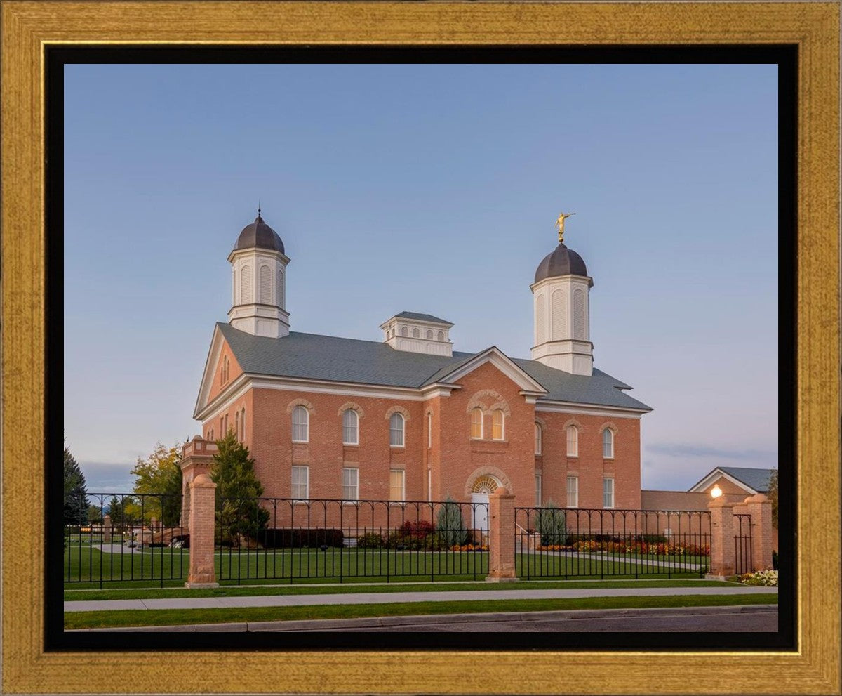 Vernal Temple Late Sunset Gallery Wrap