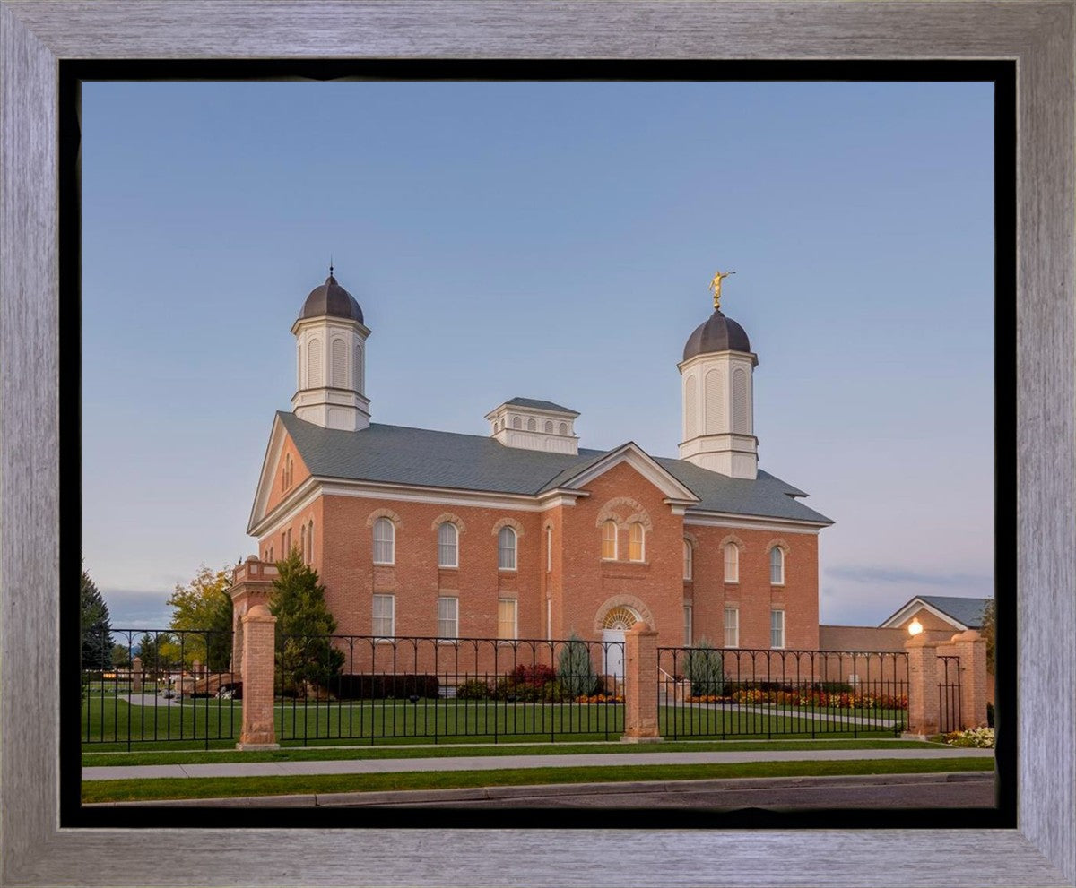 Vernal Temple Late Sunset Gallery Wrap