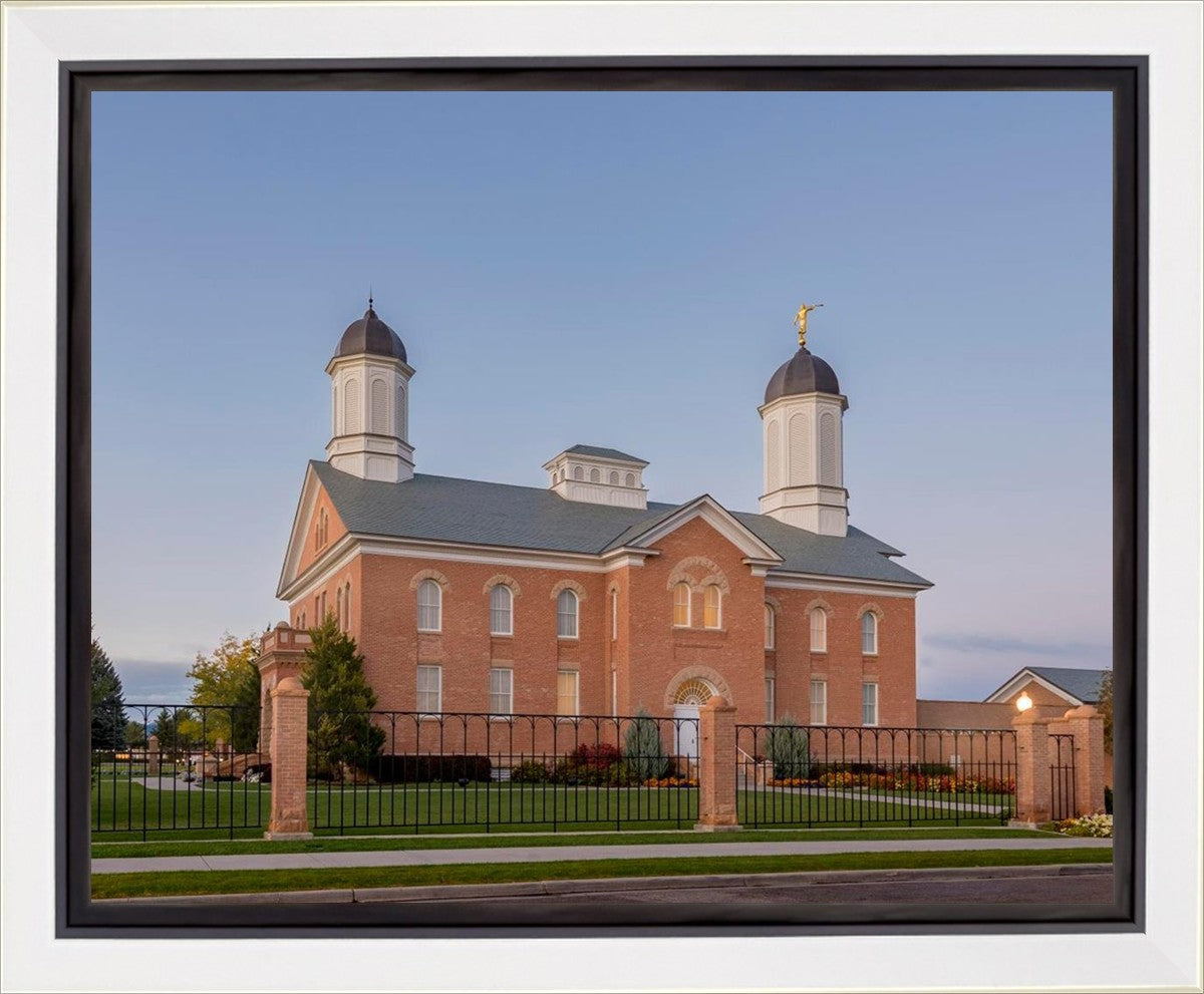 Vernal Temple Late Sunset Gallery Wrap