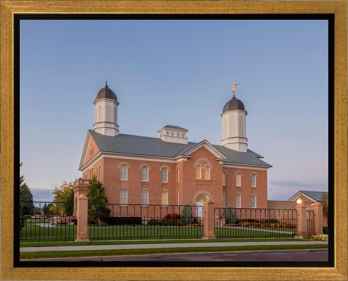 Vernal Temple Late Sunset Gallery Wrap