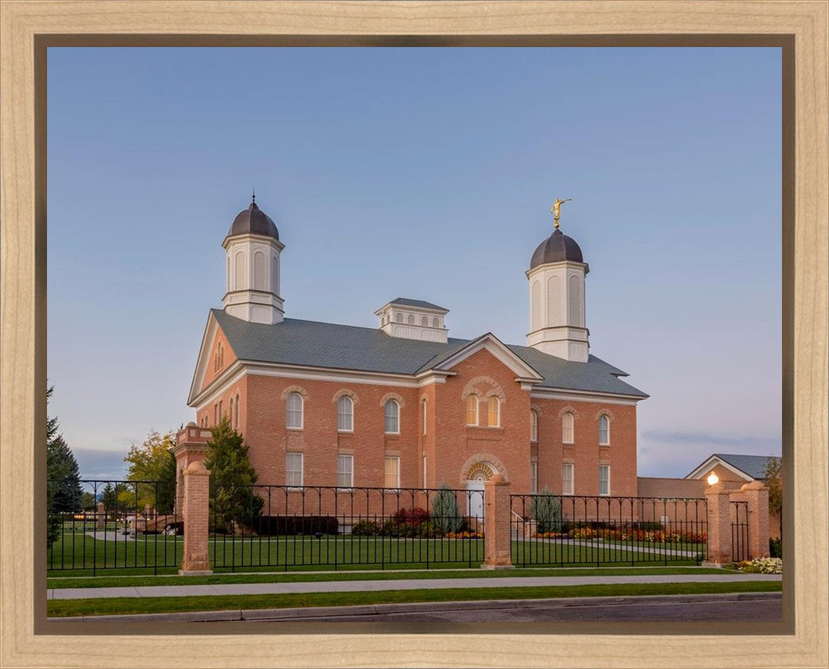 Vernal Temple Late Sunset Gallery Wrap