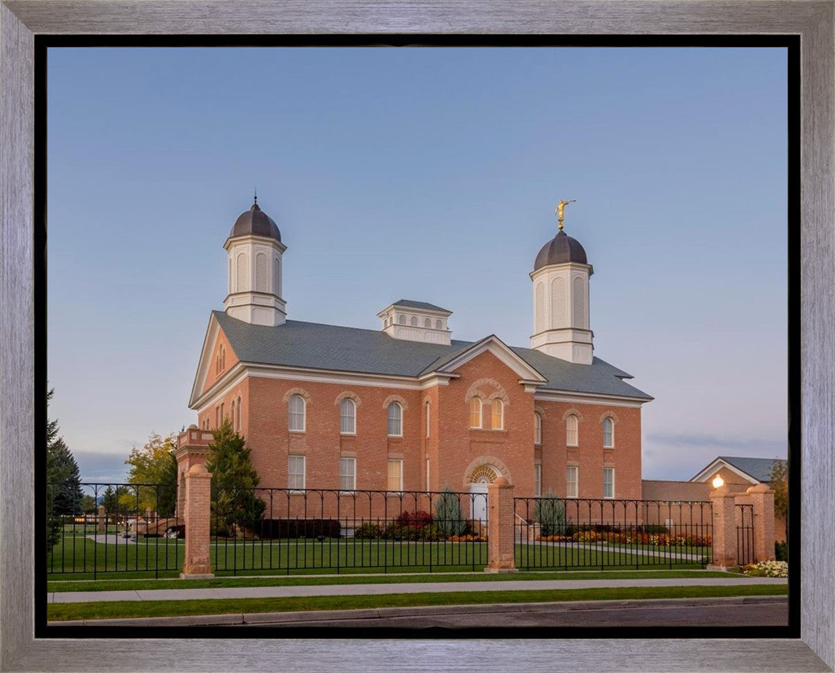 Vernal Temple Late Sunset Gallery Wrap