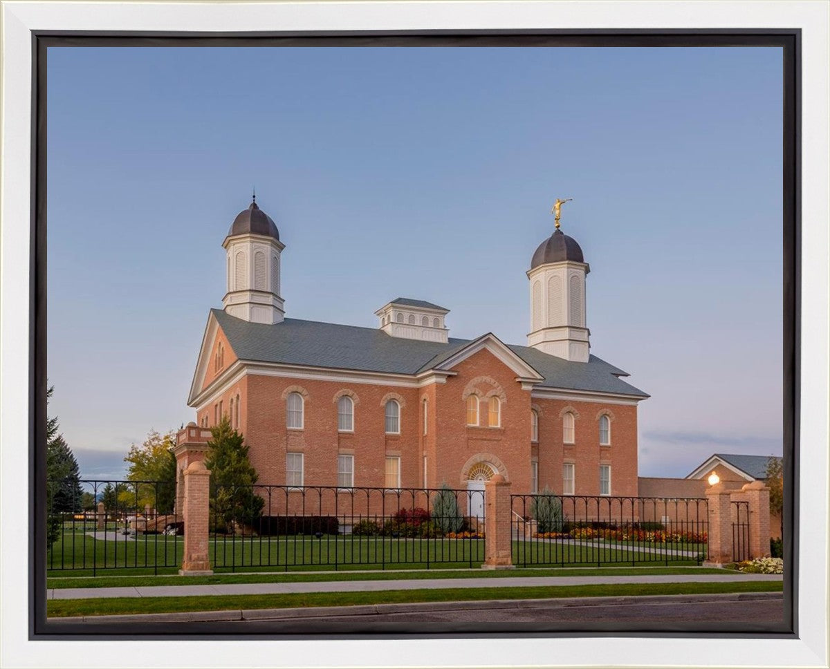 Vernal Temple Late Sunset Gallery Wrap