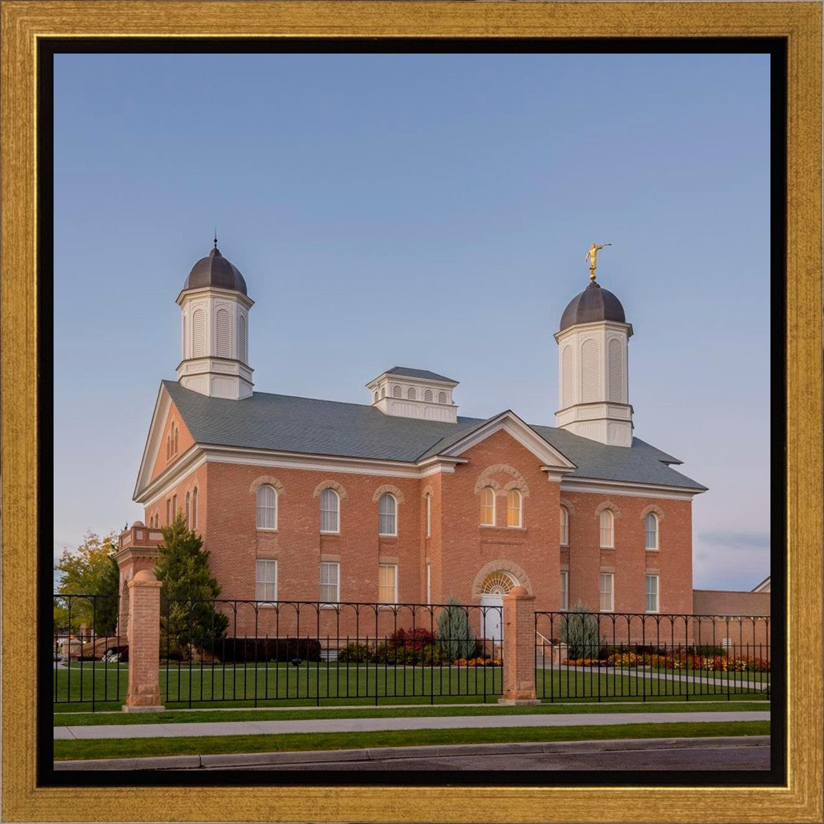 Vernal Temple Late Sunset Gallery Wrap