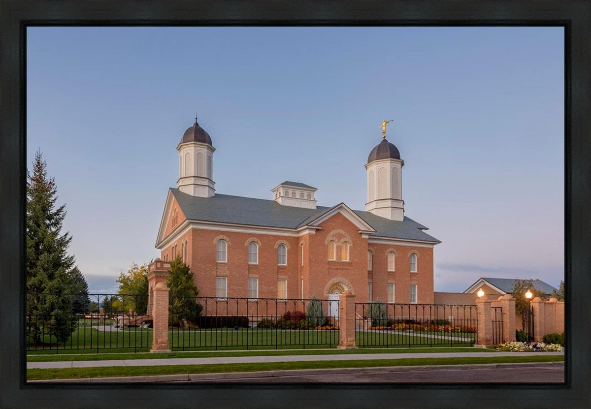 Vernal Temple Late Sunset Gallery Wrap