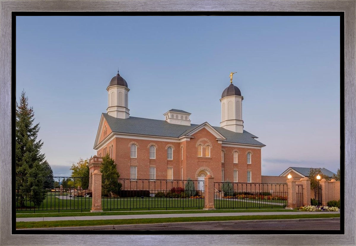 Vernal Temple Late Sunset Gallery Wrap