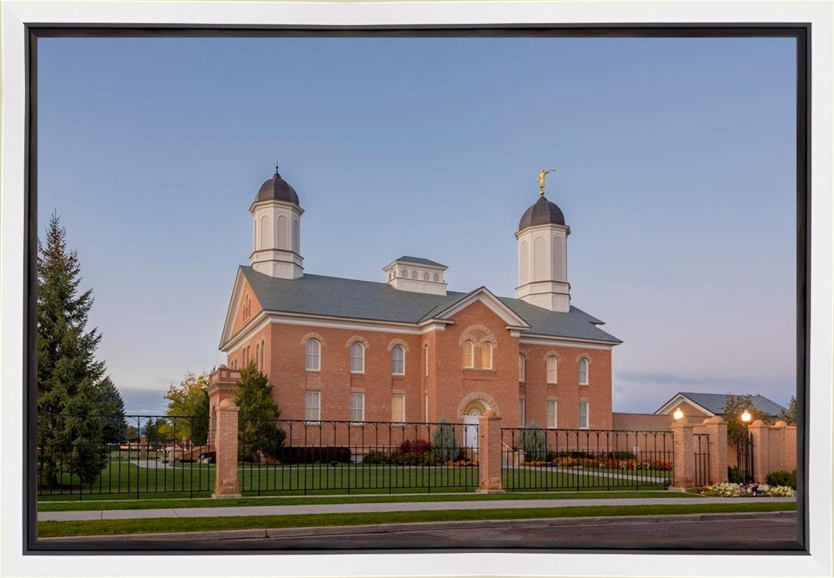 Vernal Temple Late Sunset Gallery Wrap