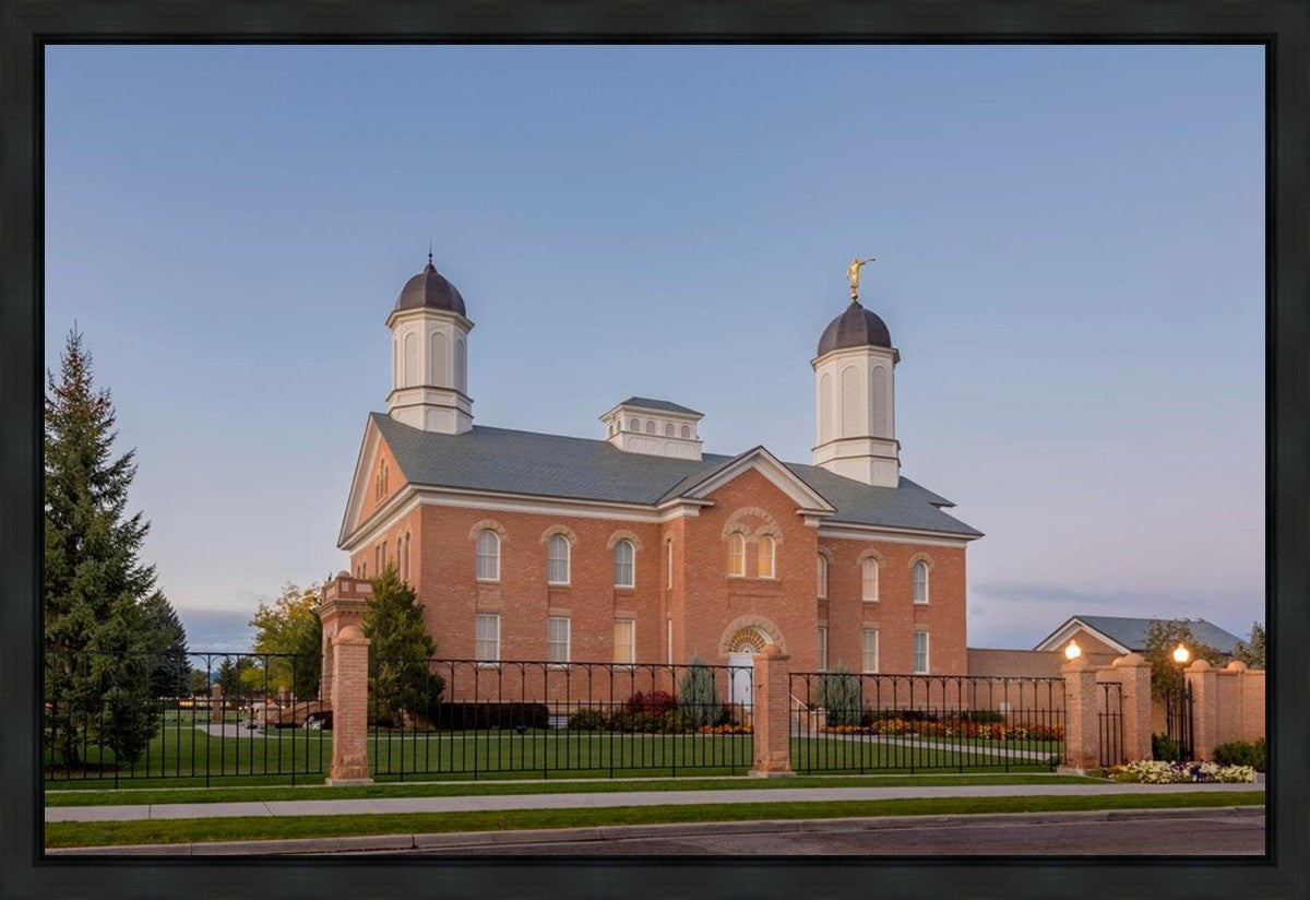 Vernal Temple Late Sunset Gallery Wrap