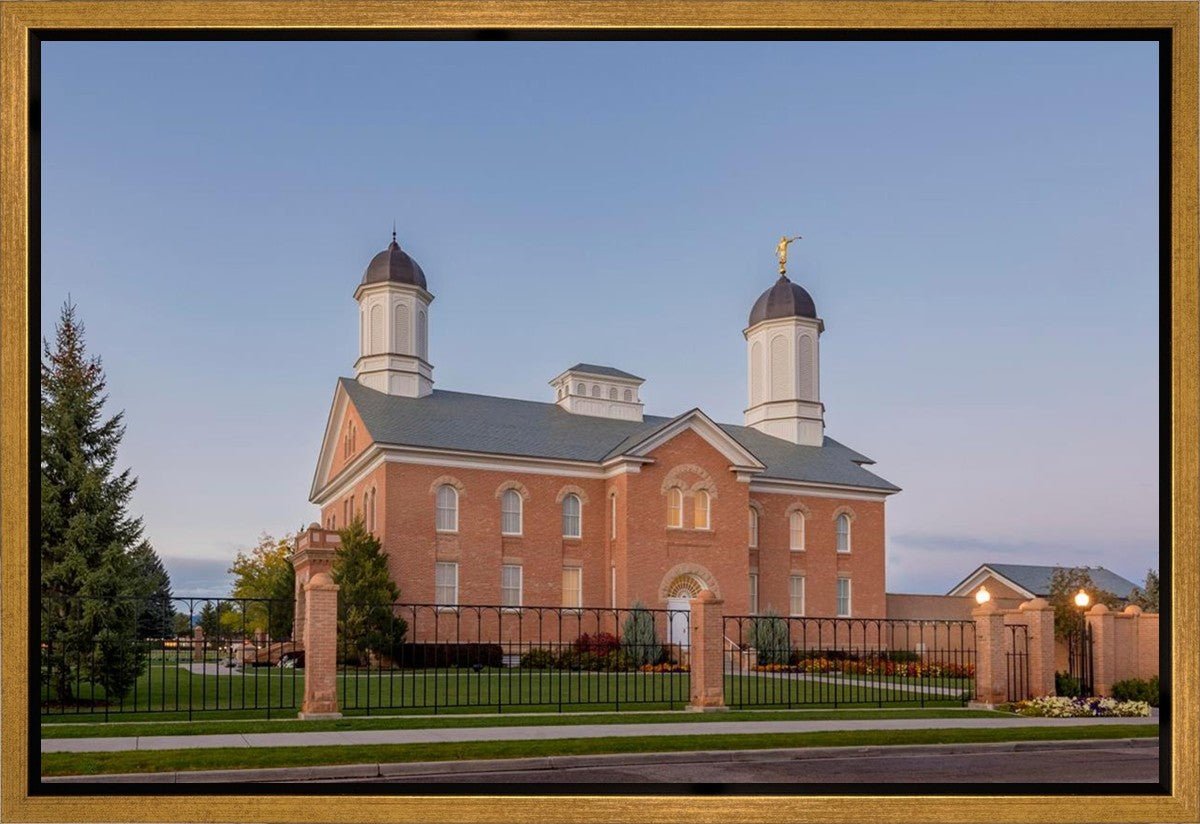 Vernal Temple Late Sunset Gallery Wrap
