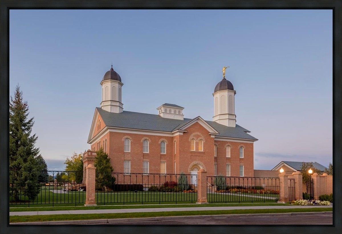 Vernal Temple Late Sunset Gallery Wrap