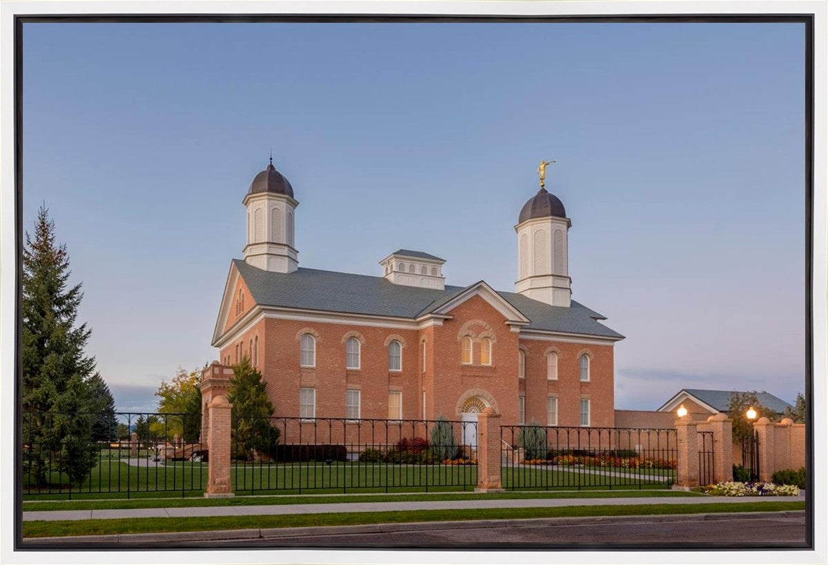 Vernal Temple Late Sunset Gallery Wrap