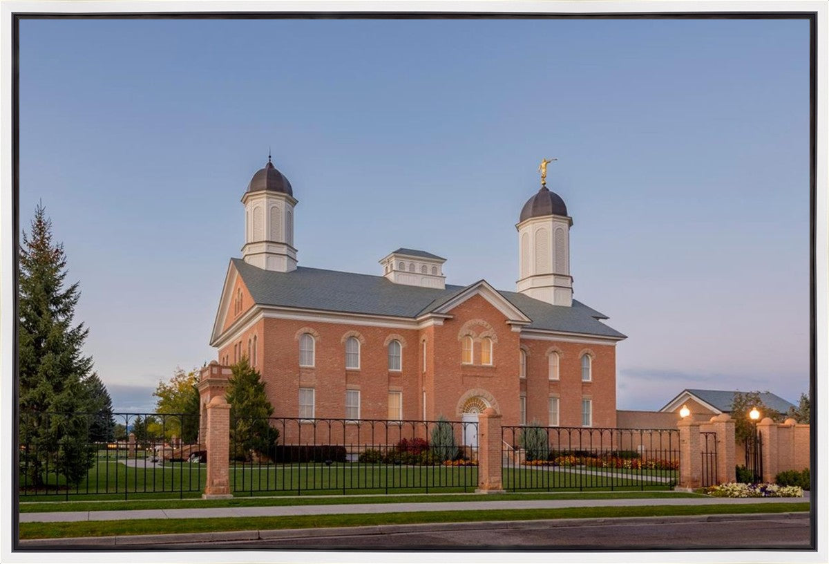 Vernal Temple Late Sunset Gallery Wrap