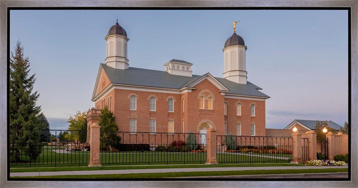 Vernal Temple Late Sunset Gallery Wrap