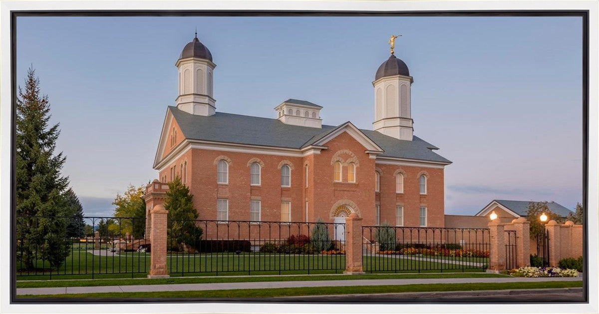 Vernal Temple Late Sunset Gallery Wrap
