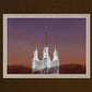 Washington DC Temple Evening Glow