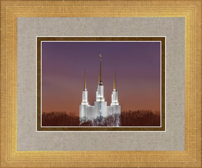 Washington DC Temple Evening Glow
