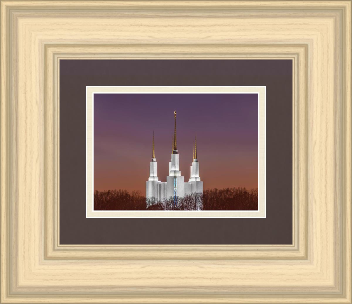 Washington DC Temple Evening Glow