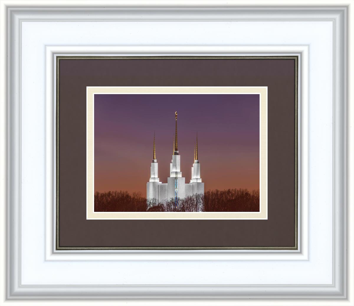 Washington DC Temple Evening Glow