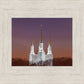 Washington DC Temple Evening Glow