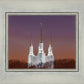 Washington DC Temple Evening Glow