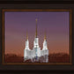 Washington DC Temple Evening Glow