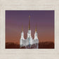 Washington DC Temple Evening Glow