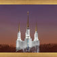 Washington DC Temple Evening Glow