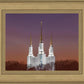 Washington DC Temple Evening Glow