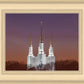 Washington DC Temple Evening Glow