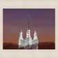 Washington DC Temple Evening Glow