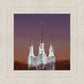 Washington DC Temple Evening Glow