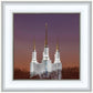 Washington DC Temple Evening Glow