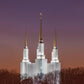 Washington DC Temple Evening Glow