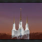 Washington DC Temple Evening Glow