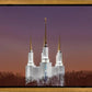 Washington DC Temple Evening Glow