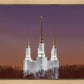 Washington DC Temple Evening Glow
