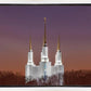Washington DC Temple Evening Glow