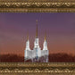 Washington DC Temple Evening Glow