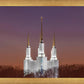 Washington DC Temple Evening Glow