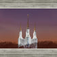 Washington DC Temple Evening Glow