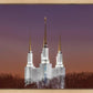 Washington DC Temple Evening Glow