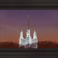 Washington DC Temple Evening Glow