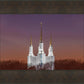 Washington DC Temple Evening Glow