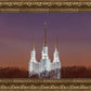 Washington DC Temple Evening Glow