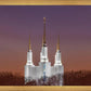 Washington DC Temple Evening Glow