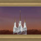 Washington DC Temple Evening Glow
