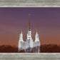 Washington DC Temple Evening Glow