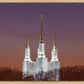 Washington DC Temple Evening Glow