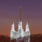 Washington DC Temple Evening Glow