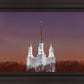 Washington DC Temple Evening Glow